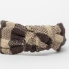 brown knot headband for fall