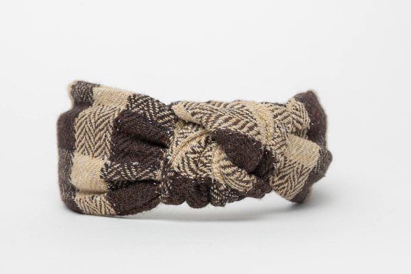 brown knot headband for fall