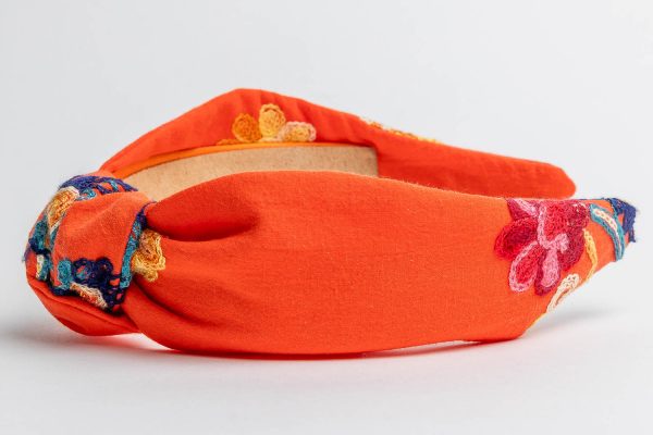 orange headband for women