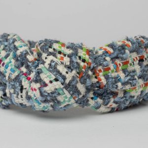 blue hues knotted headband