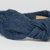 blue knot headband for women