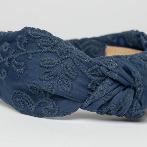 blue knot headband for women