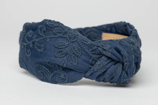 blue knot headband for women