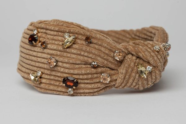 couduroy hair accessory