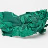 Handmade green knot headband