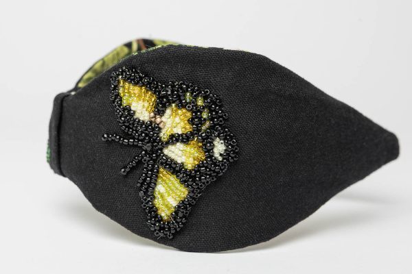 handcrafted beadbed headband for women
