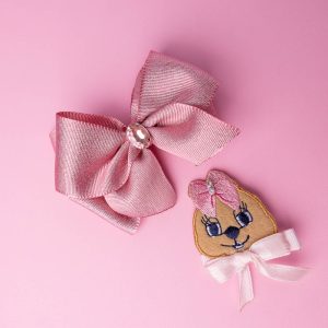 pink boutique hair accessories for girls