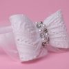 Flower Girl White Bow Headband for Kids