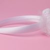 handmade white headband for girls