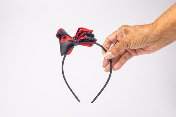 polka dot girls hair accessories