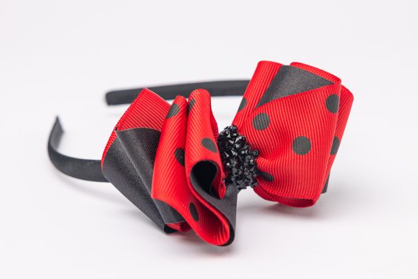 red and black kids hair accessories